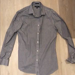 Banana Republic checked non iron shirt, Grant Fit